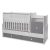 Lorelli Trend PLUS kombi ágy 70x165 - White Stone Grey ÚJ 