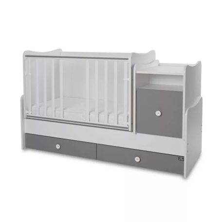 Lorelli Trend PLUS kombi ágy 70x165 - White Stone Grey ÚJ 