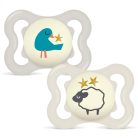 Mam Supreme Night 0-6 hó  szilikon nyugtató cumi 2 db - Unisex