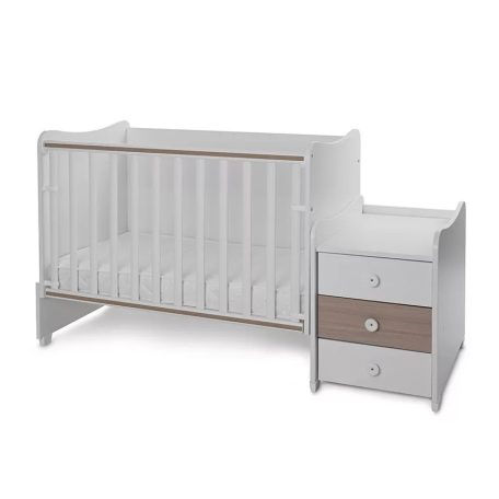 Lorelli Maxi Plus kombi ágy 70x160 - White & Amber ÚJ