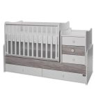 Lorelli Maxi Plus kombi ágy 70x160 - White & Artwood ÚJ