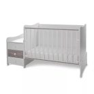 Lorelli Maxi Plus kombi ágy 70x160 - White & Artwood ÚJ
