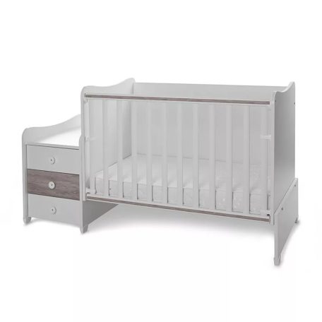 Lorelli Maxi Plus kombi ágy 70x160 - White & Artwood ÚJ
