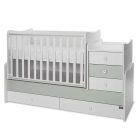 Lorelli Maxi Plus kombi ágy 70x160 - Milky & Milky Green ÚJ 