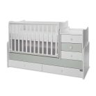 Lorelli Maxi Plus kombi ágy 70x160 - Milky & Milky Green ÚJ 