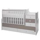 Lorelli Maxi Plus kombi ágy 70x160 - White & String ÚJ 