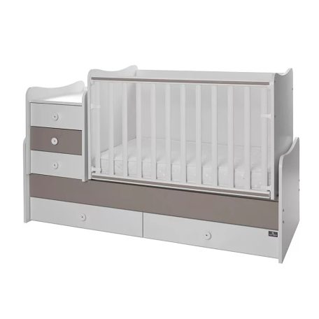 Lorelli Maxi Plus kombi ágy 70x160 - White & String ÚJ 