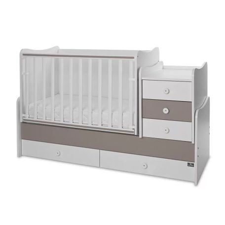 Lorelli Maxi Plus kombi ágy 70x160 - White & String ÚJ 