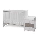 Lorelli Maxi Plus kombi ágy 70x160 - White & String ÚJ 