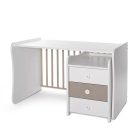 Lorelli Maxi Plus kombi ágy 70x160 - White & String ÚJ 