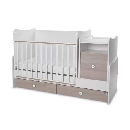 Lorelli Trend PLUS kombi ágy 70x165 - White & Amber ÚJ