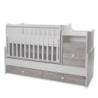 Lorelli Trend PLUS kombi ágy 70x165 - White & Artwood ÚJ 