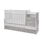 Lorelli Trend PLUS kombi ágy 70x165 - White & Artwood ÚJ 