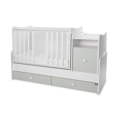 Lorelli Trend PLUS kombi ágy 70x165 - White & Milky Green ÚJ 