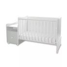 Lorelli Trend PLUS kombi ágy 70x165 - White & Milky Green ÚJ 