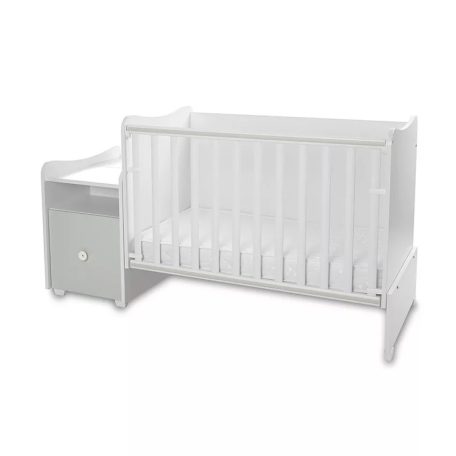 Lorelli Trend PLUS kombi ágy 70x165 - White & Milky Green ÚJ 