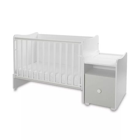 Lorelli Trend PLUS kombi ágy 70x165 - White & Milky Green ÚJ 