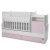 Lorelli Trend PLUS kombi ágy 70x165 - White & Orchid Pink ÚJ 