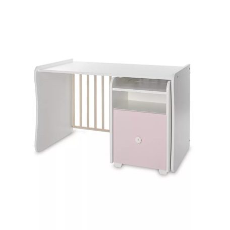 Lorelli Trend PLUS kombi ágy 70x165 - White & Orchid Pink ÚJ 