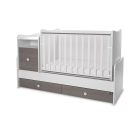 Lorelli Trend PLUS kombi ágy 70x165 - White & Caffe ÚJ
