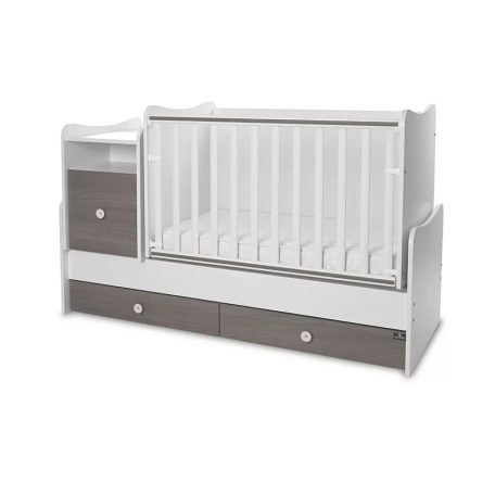 Lorelli Trend PLUS kombi ágy 70x165 - White & Caffe ÚJ
