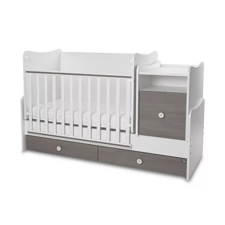 Lorelli Trend PLUS kombi ágy 70x165 - White & Caffe ÚJ
