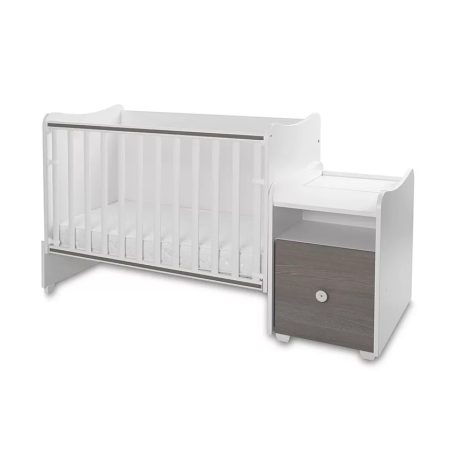 Lorelli Trend PLUS kombi ágy 70x165 - White & Caffe ÚJ
