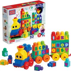   Fisher-Price: ABC zenélő vonat építőjáték - Mega Bloks