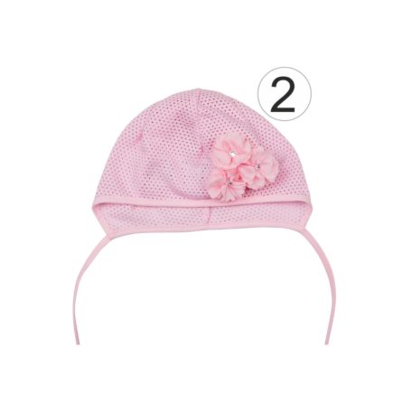 Marika nyári sapka " CAŁUSEK" (42) - rózsaszín