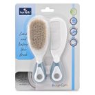 Lorelli Fésű és hajkefe természetes sörtékkel - moonlight blue 