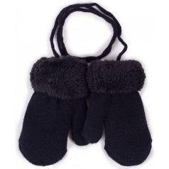 Yo! Bébi téli kesztyű 10 cm - Fekete