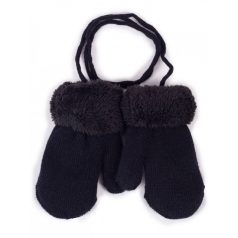 Yo! Bébi téli kesztyű 10 cm - Fekete