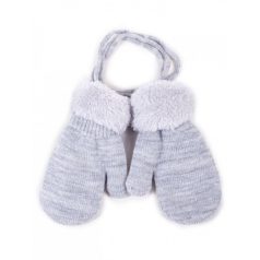 Yo! Bébi téli kesztyű 10 cm - Szürke