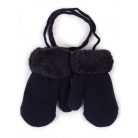 Yo! Bébi téli kesztyű 10 cm - Fekete