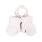 Yo! Bébi téli kesztyű 10 cm - Ekrü