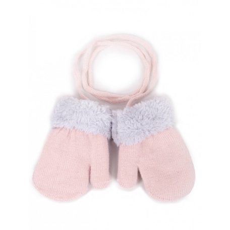 Yo! Bébi téli kesztyű 10 cm - Rózsaszín
