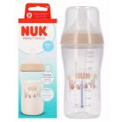 NUK Perfect Match Temperature Control cumisüveg 260 ml 3+hó - Majom 