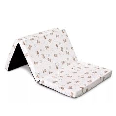   Lorelli összehajtható matrac 60x120x5 - Bear And Pillow Beige 