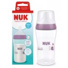 NUK Perfect Match Temperature Control cumisüveg 260 ml 3+hó - Víziló 