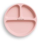 Bocioland szilikon osztott tányér tapadókoronggal  6m+ rózsaszín
