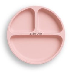   Bocioland szilikon osztott tányér tapadókoronggal  6m+ rózsaszín