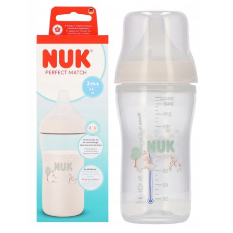 NUK Perfect Match Temperature Control cumisüveg 260 ml 3+hó - Bárány