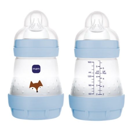 MAM Anti-Colic cumisüveg 160ml 0hó+ Kék róka 