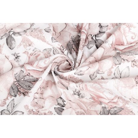 Sensillo 5  db-os színes,mintás textil pelenka - Teddy Pink