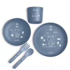 Nuvita étkészlet 5 részes - Powder Blue  12 hó+