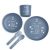 Nuvita étkészlet 5 részes - Powder Blue  12 hó+