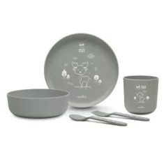 Nuvita étkészlet 5 részes - Sage Green 12 hó+