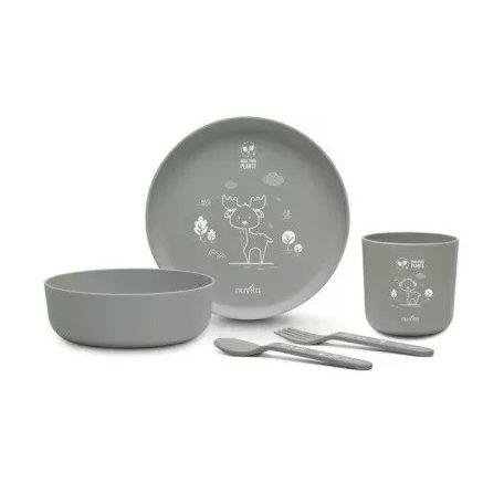 Nuvita étkészlet 5 részes - Sage Green 12 hó+