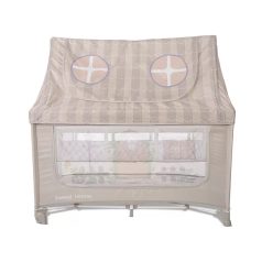   Lorelli Sweet Home 2, multifunkciós utazóágy tetővel - Beige 