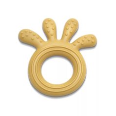 Lorelli Polip természetes szilikon rágóka - Yellow 
